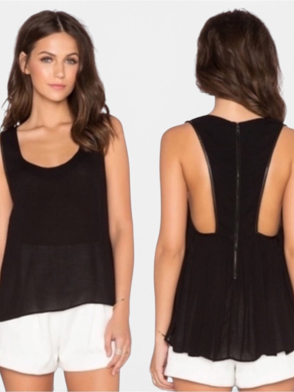 ALICE + OLIVIA Racer Back Top Size Small